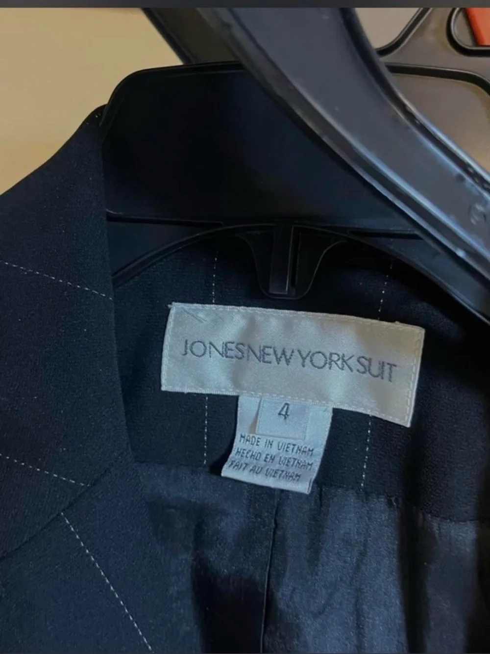 Jones New York Black Pinstripe Blazer - Picture 6 of 6